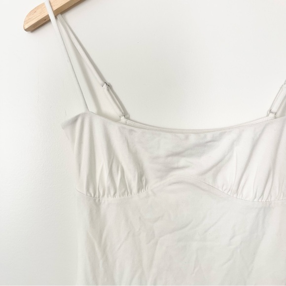 NWT OH POLLY Miley Ruched Bust Mini Dress in White Size US 8 - Picture 6 of 8